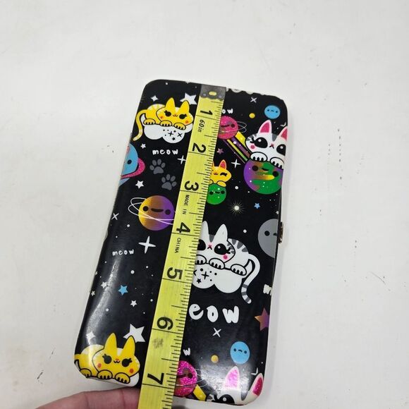 LOUNGEFLY Clutch Wallet Space Kitty Kittens Outterspace - Picture 9 of 10